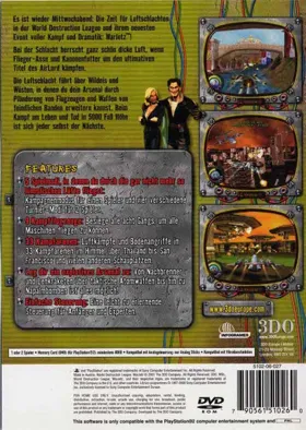 World Destruction League - WarJetz box cover back